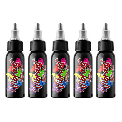 5 Bottle Graywash Set - Vibrant Tattoo Ink